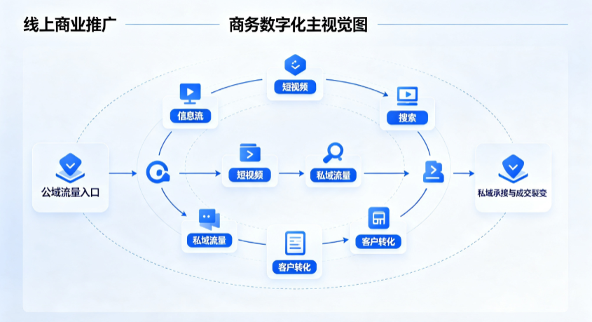 微山县线上商业推广怎么做？全域流量闭环搭建与低成本转化实战指南